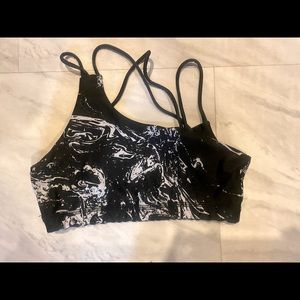 Move X NKD buti yoga marble asymmetrical top S